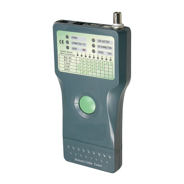 Deluxe Mult-Network Remote Cable Tester (Lan/Coax/Usb)